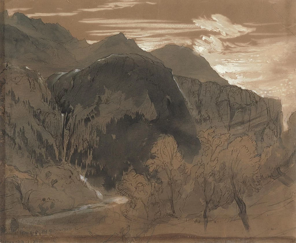Paesaggio di montagna, Macugnaga - Yale Center for British Art